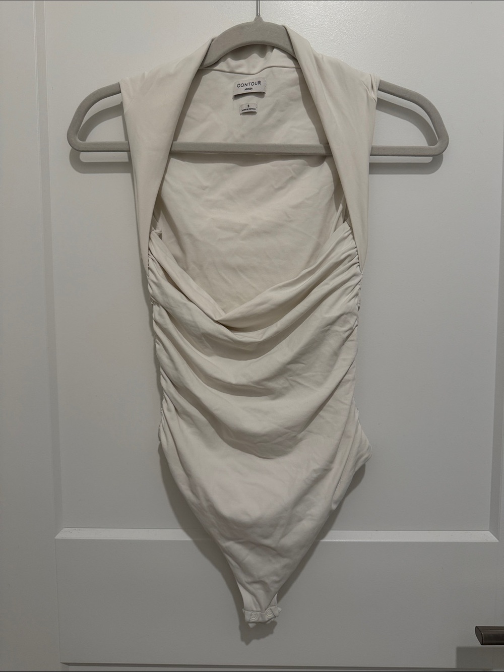 Aritzia cream bodysuit